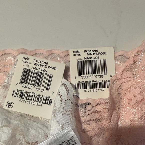 INC International Concepts Womens Lot of 2 Lace Thong Underwear Panties Size XL - Picture 4 of 6